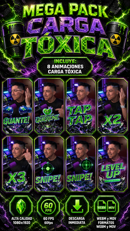 Mega Pack Carga Tóxica ☢️