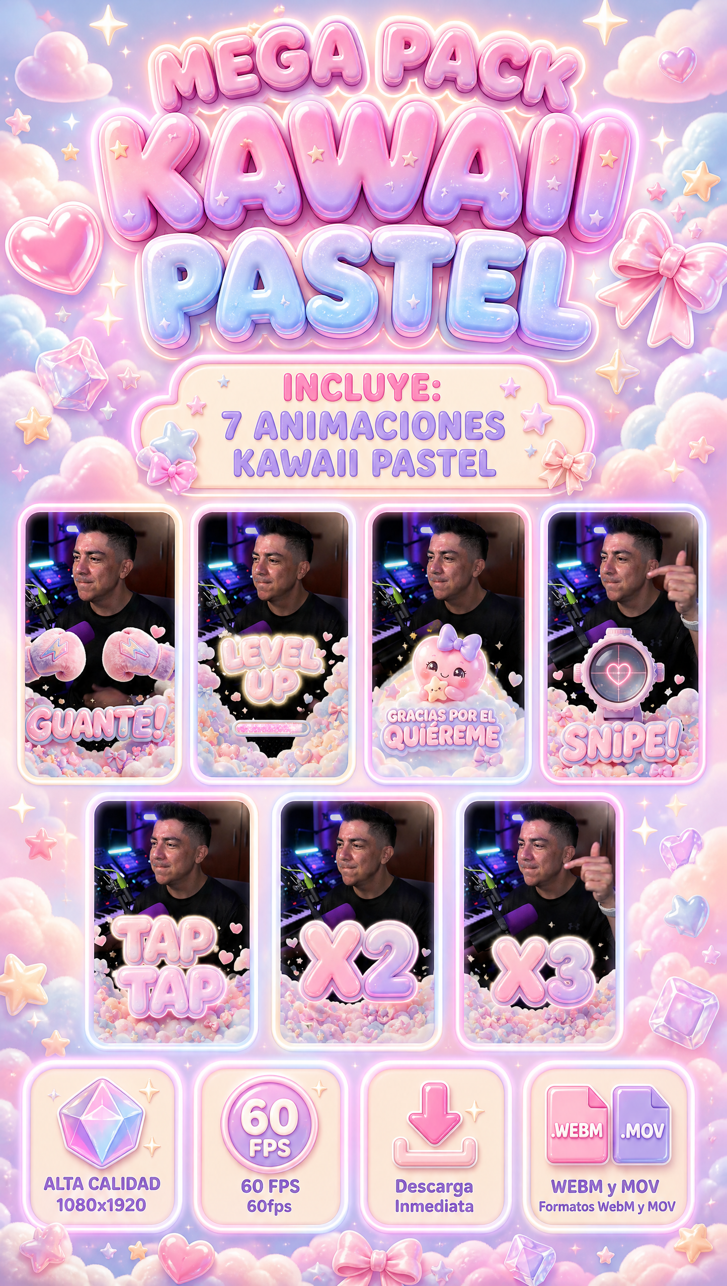 Mega Pack Kawaii Pastel 🎀
