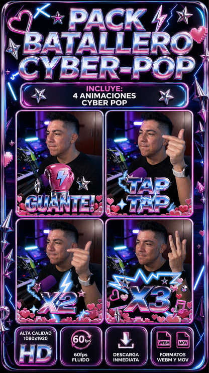 Pack Batallero Cyber-Pop ⚡