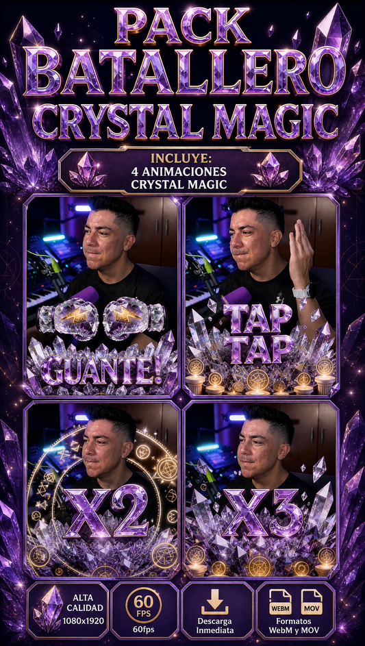 Pack Batallero Crystal Magic 💎
