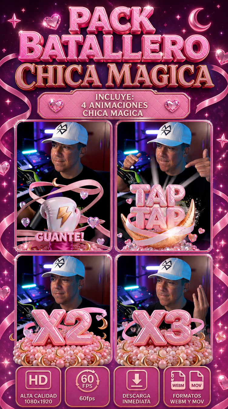 Pack Batallero Chica Magica 💖