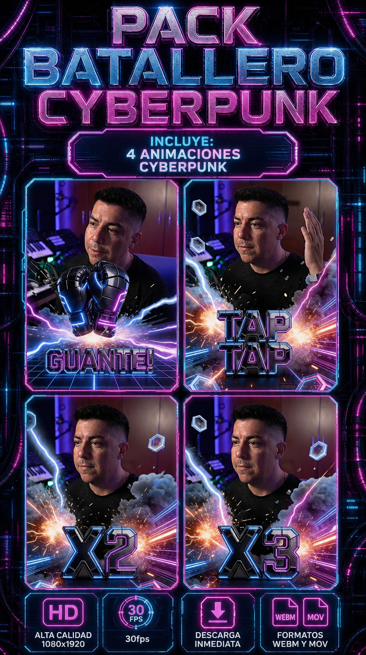 Pack Batallero Cyberpunk ⚡