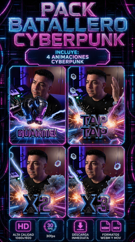 Pack Batallero Cyberpunk ⚡